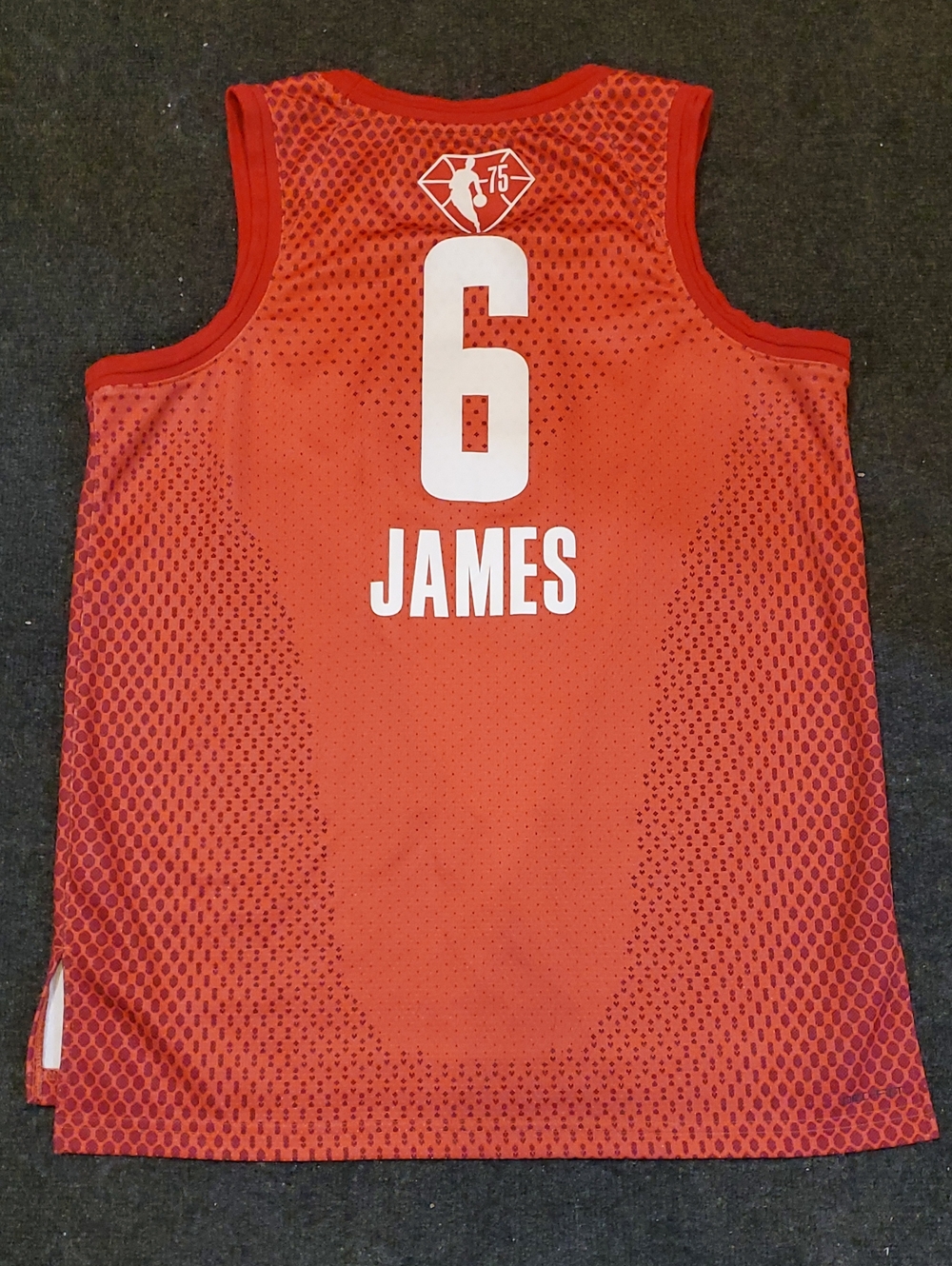 NBA Authentic Jordan Nike Brand 75th NBA Anniversary LeBron James Allstar jersey